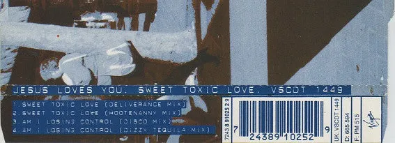 Jesus Loves You Sweet Toxic Love cd singolo house