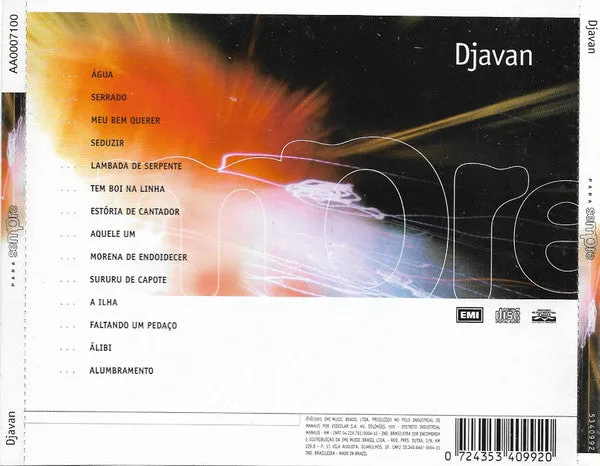Djavan Para Sempre CD compilation EMI MPB