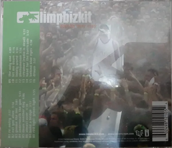 Limp Bizkit Results May Vary CD album nu metal