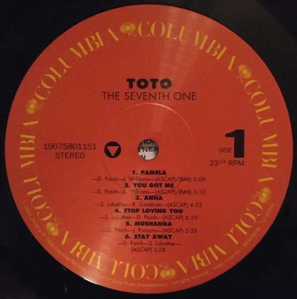 Toto The Seventh One vinile LP ristampa remaster