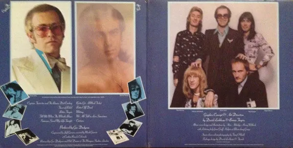 Elton John Captain Fantastic LP usato VG+ gatefold