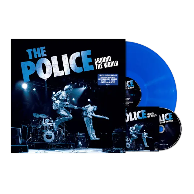 Polydor Around The World LP vinile blu + DVD