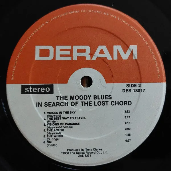 Moody Blues In Search Of The Lost Chord LP gatefold