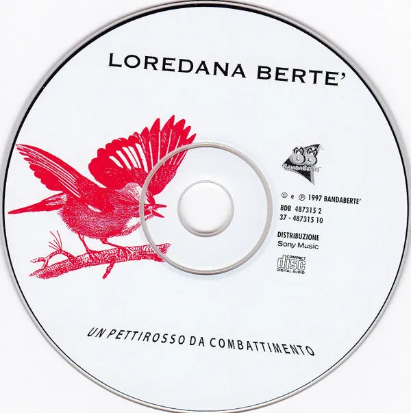Loredana Bertè Un Pettirosso Da Combattimento CD prima stampa pop