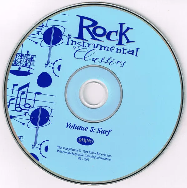 Various Rock Instrumental Classics Vol 5 Surf CD remaster