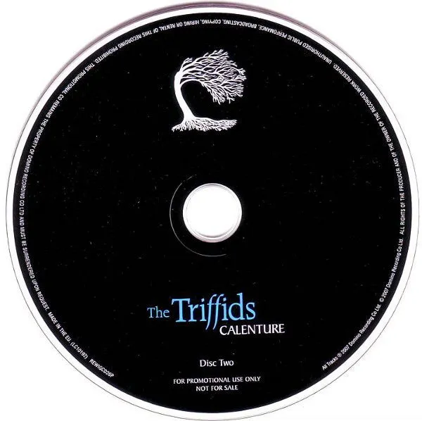 The Triffids Calenture doppio CD promo remaster gatefold
