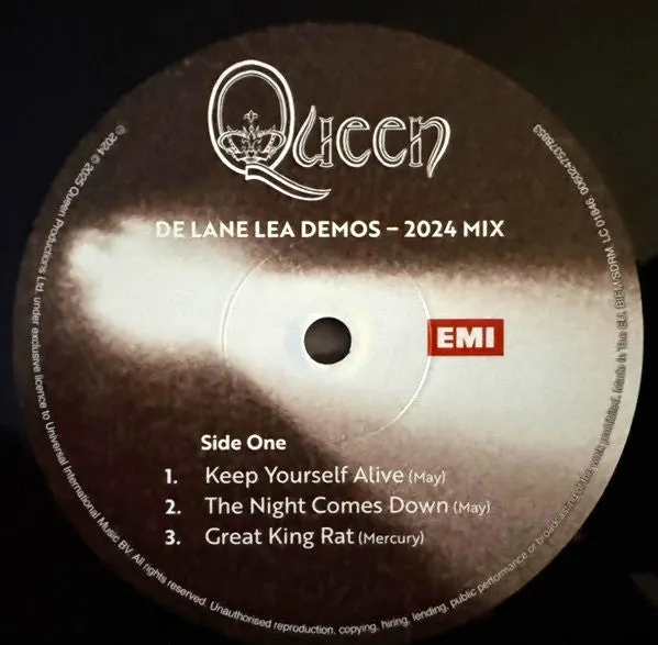 Queen De Lane Lea Demos 12" EP RSD limitato 5000 copie