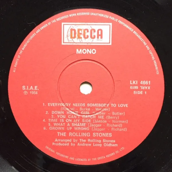 Rolling Stones No. 2 LP vinile mono ristampa 1978 usato VG