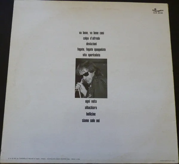 Vasco Rossi Va Bene Va Bene Così Live vinile LP usato VG