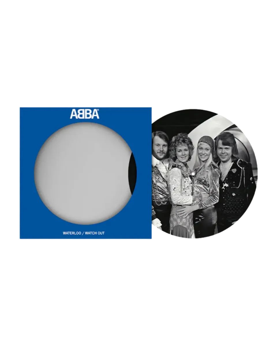 ABBA Waterloo Watch Out picture disc vinile 7" singolo