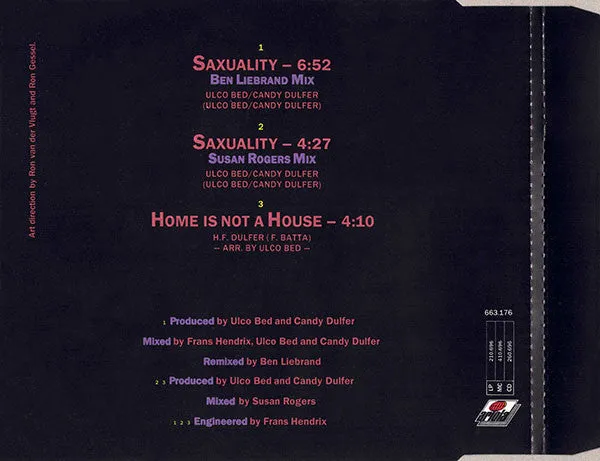 Candy Dulfer Saxuality CD maxi acid jazz