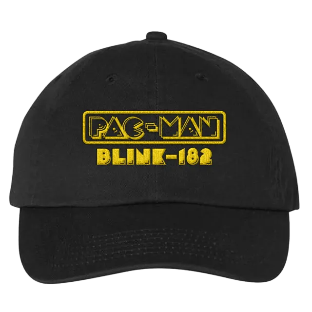 Blink-182 Pac-Man Dad Hat cappellino ricamato