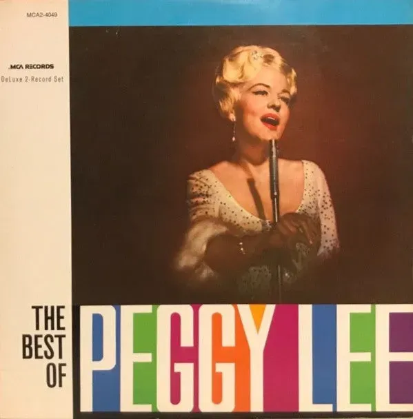 Peggy Lee Best Of 2LP usato gatefold jazz