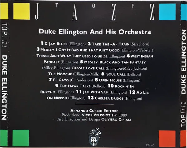 Duke Ellington CD album 1989 swing usato VG+