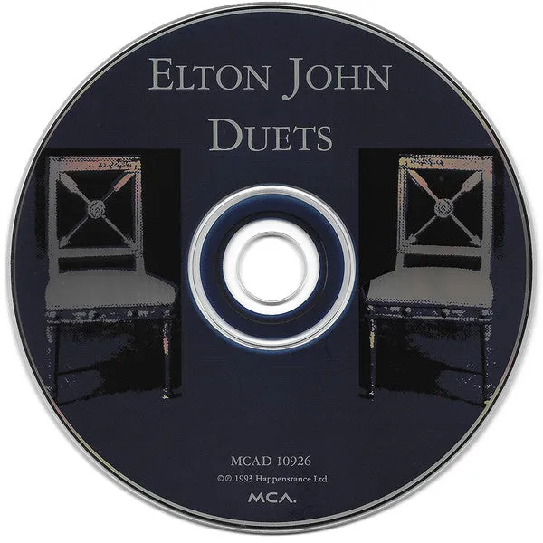 Elton John Duets CD NM pop rock duetti