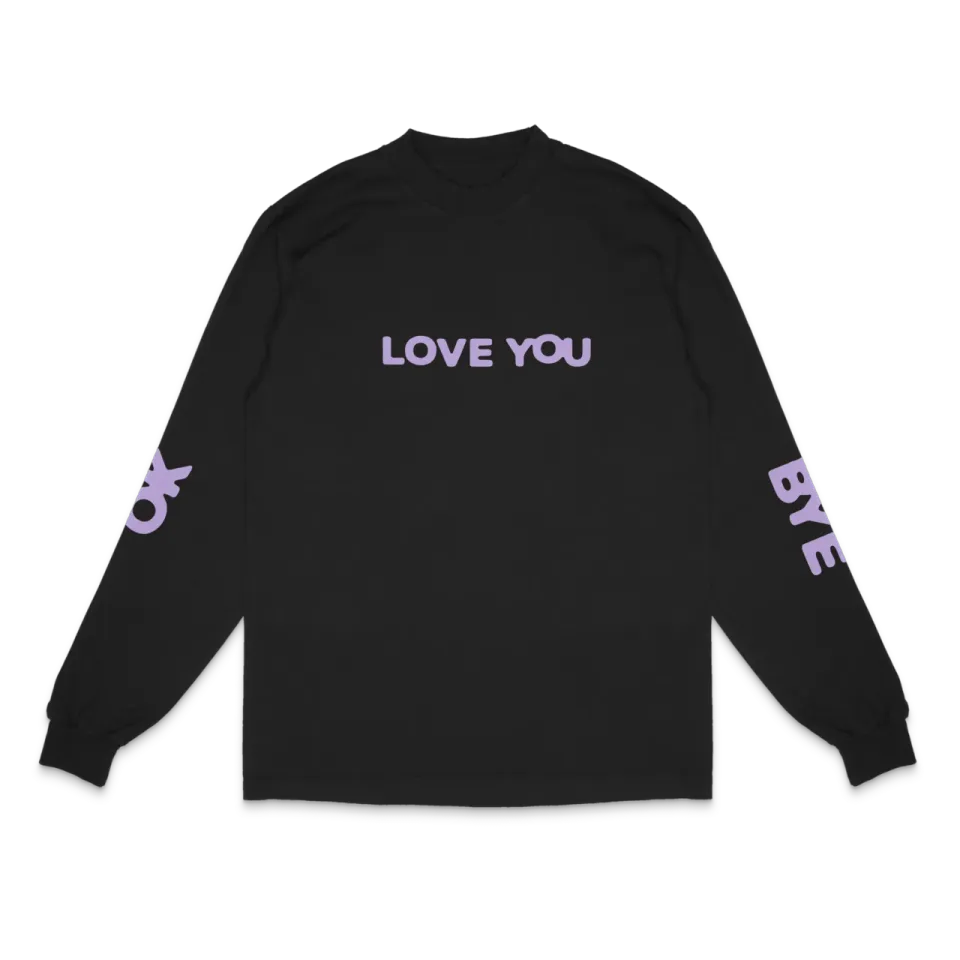 Polydor Okay Love You Bye maglia manica lunga nera