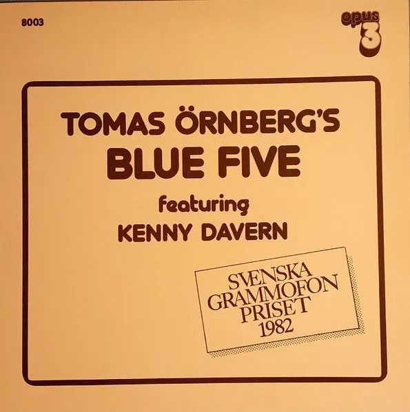 Tomas Örnberg Blue Five Kenny Davern LP dixieland jazz