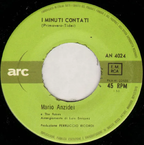 Mario Anzidei Non M'Importa 7" vinile mono 1964