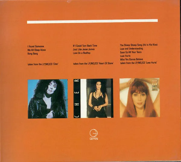 Cher Turning Back Time CD compilation promo