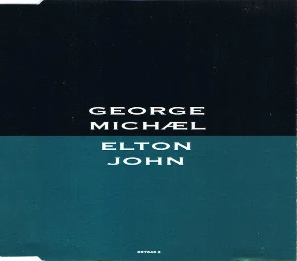 George Michael Elton John Don't Let The Sun CD singolo