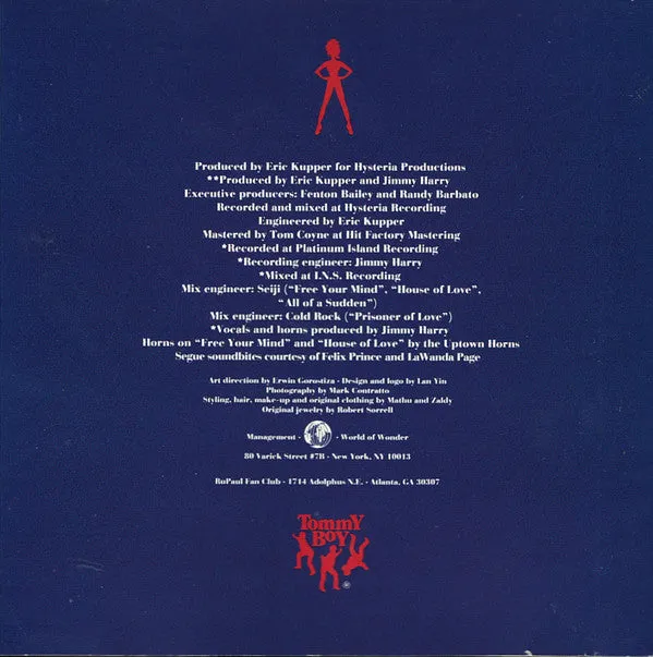 RuPaul Supermodel Of The World CD album 1993 NM