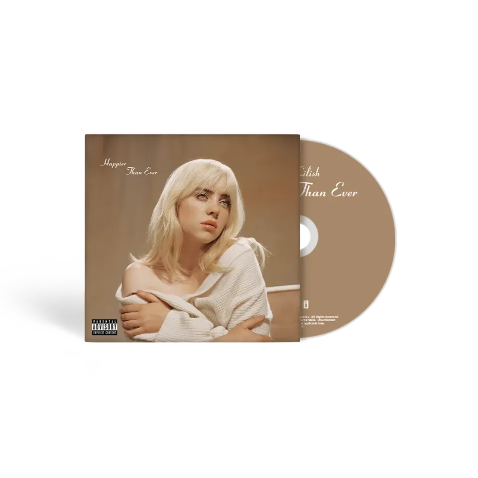 Billie Eilish Happier Than Ever CD standard 16 brani