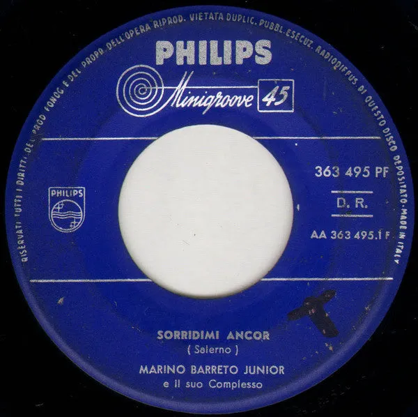 Marino Barreto Sorridimi Ancor 45 giri 7" NM
