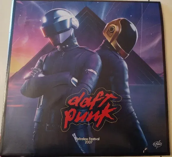 Daft Punk Wireless Festival 2007 LP vinile blu live