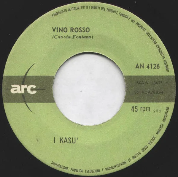 I Kasù Mississipi Greep 45 giri 7" mono