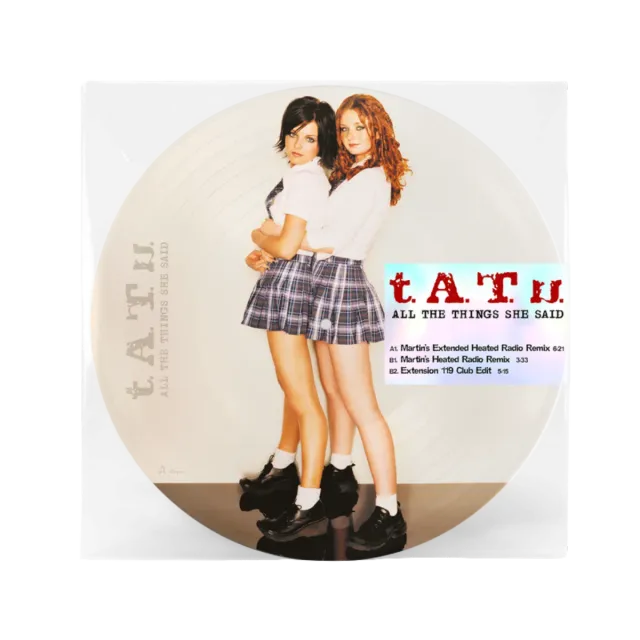 t.A.T.u. All The Things She Said vinile 12 picture disc 45 giri