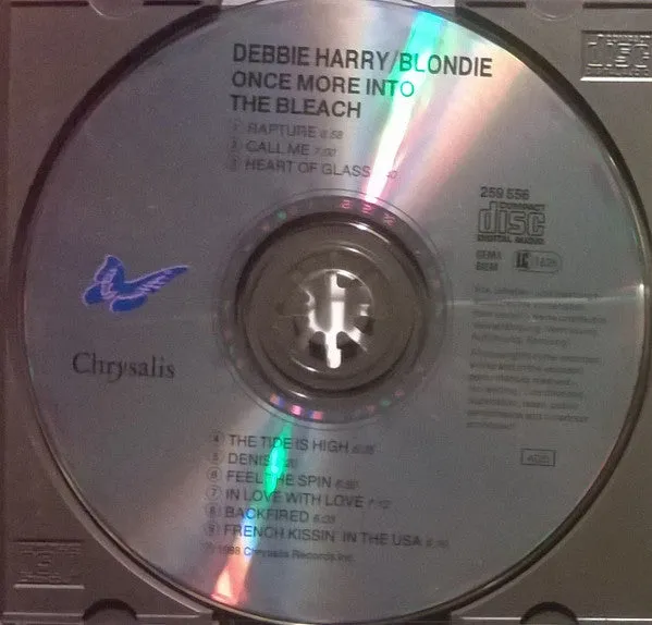 Blondie Debbie Harry Once More Into The Bleach CD remix