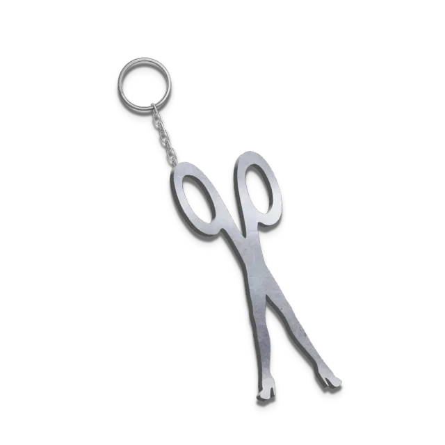 Scissor Sisters 20° anniversario portachiavi forbici chrome