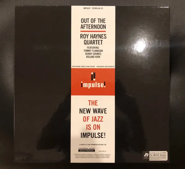 Roy Haynes Quartet Out Of The Afternoon 2LP gatefold LTD