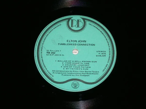 Elton John Tumbleweed Connection vinile LP
