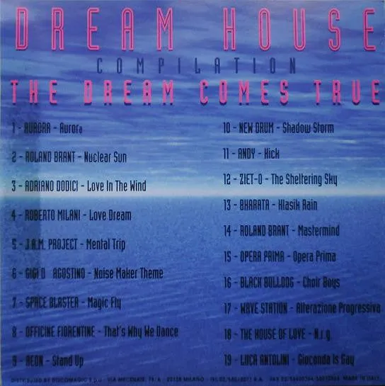 Dream House Compilation CD mixato Discomagic 1995
