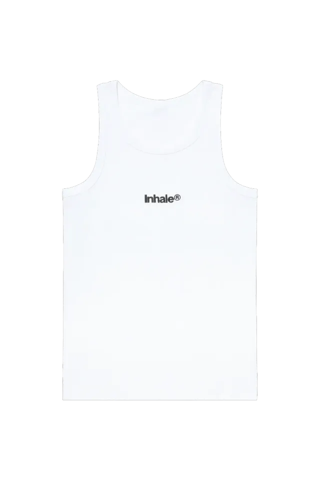 Inhaler Black Logo canotta nera cotone organico