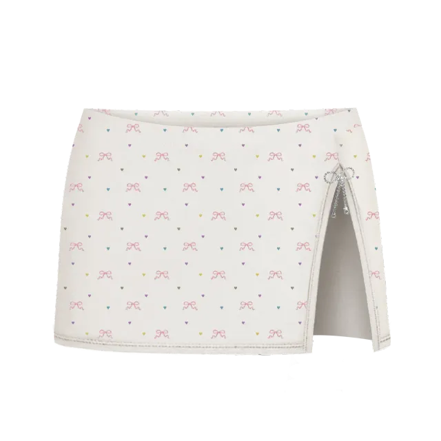 Polydor Mini Skirt Gonna Floreale Festival in poliestere