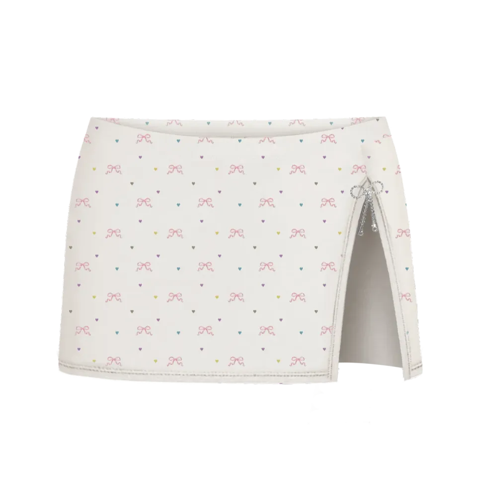 Polydor Mini Skirt Gonna Floreale Festival in poliestere