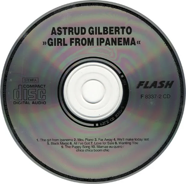 Astrud Gilberto Girl From Ipanema CD Album Ristampa