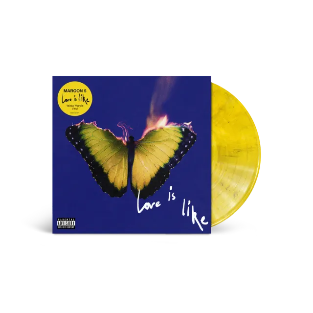 Maroon 5 Love Is Like vinile giallo marmorizzato