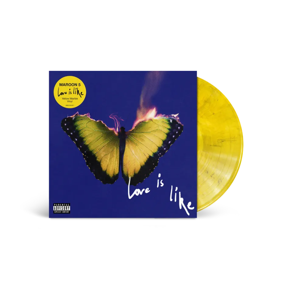 Maroon 5 Love Is Like vinile giallo marmorizzato