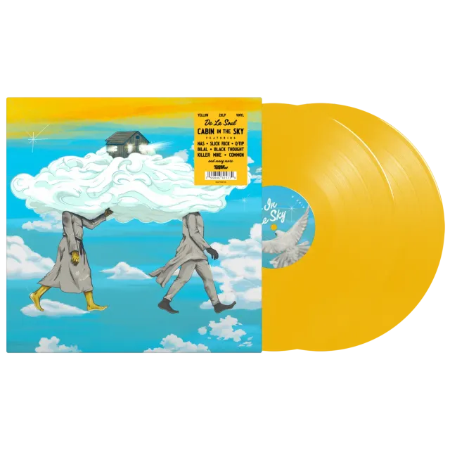 De La Soul Cabin in the Sky vinile LP giallo hip hop