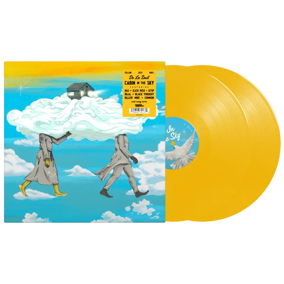 De La Soul Cabin in the Sky vinile LP giallo hip hop