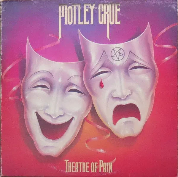 Mötley Crüe Theatre Of Pain vinile LP 1985 VG hard rock