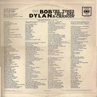 Bob Dylan The Times They Are A-Changin LP mono usato VG+