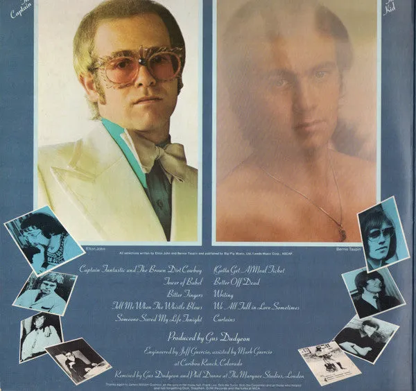 Elton John Captain Fantastic LP usato VG+ gatefold