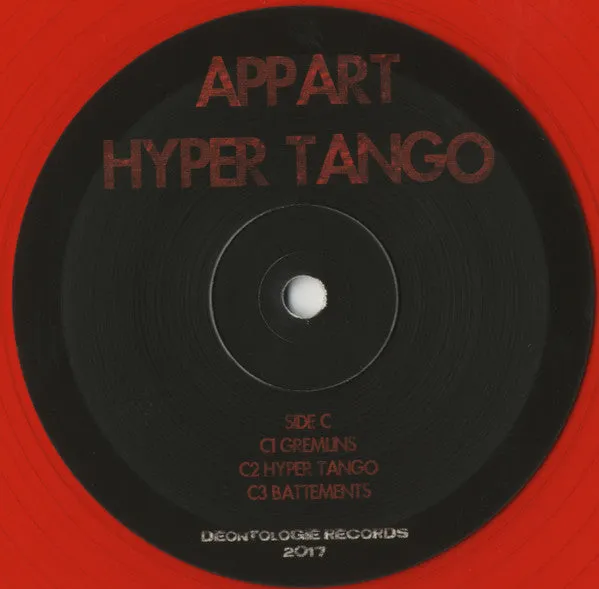 A.P.P.A.R.T Hyper Tango doppio vinile 2x12’ numerato