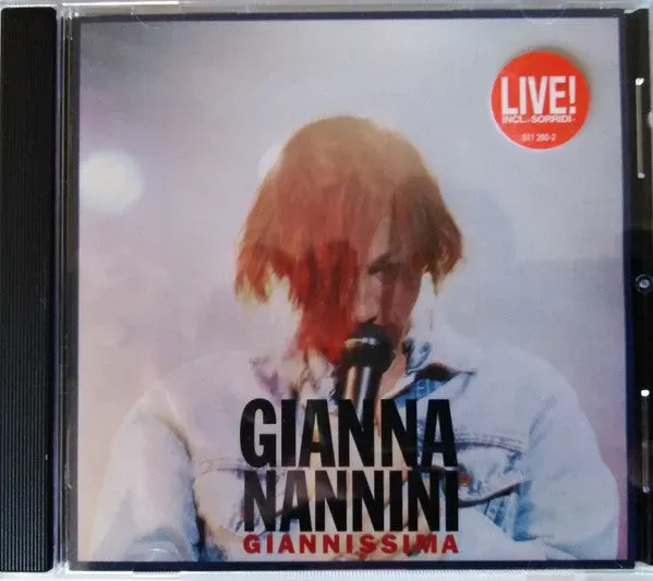 Gianna Nannini Giannissima CD live 2005 NM