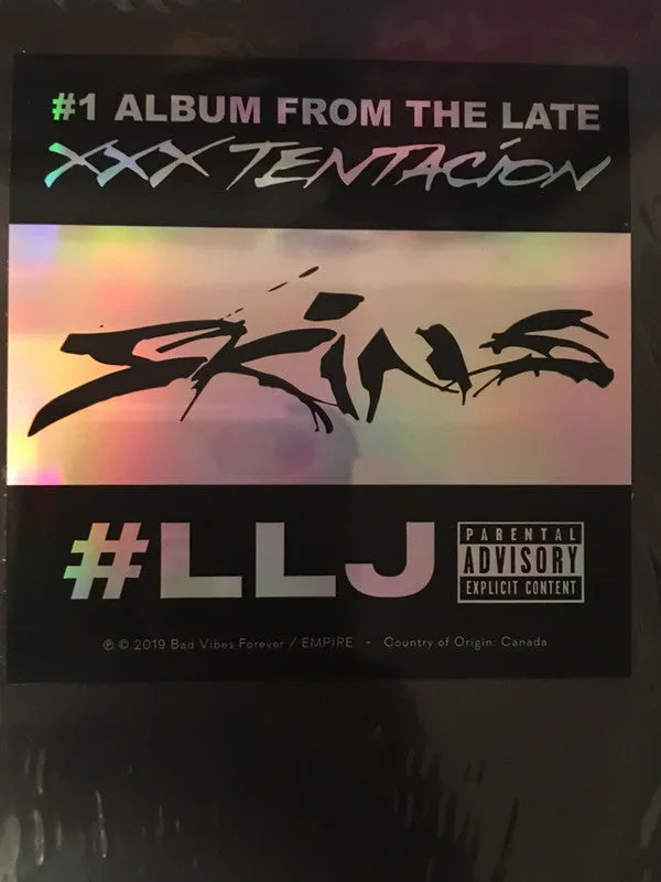 XXXTentacion Skins LP vinile blu edizione limitata