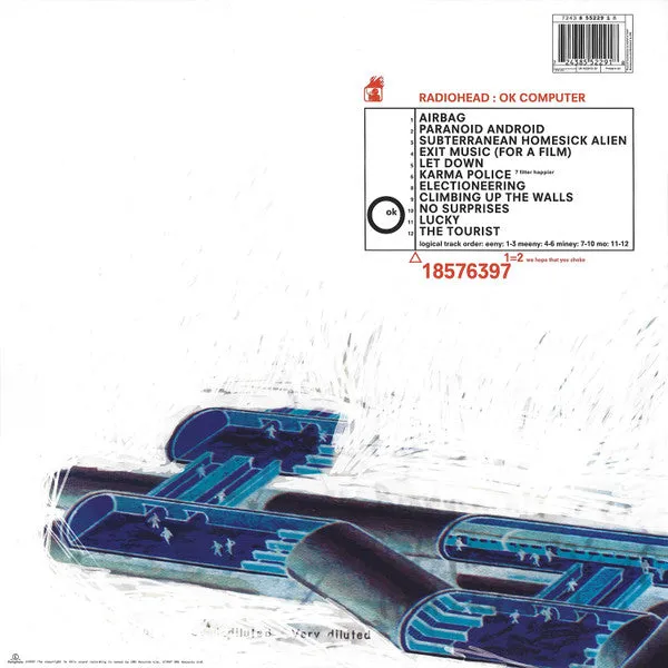 Radiohead OK Computer 2xLP 180g gatefold quasi ottimo